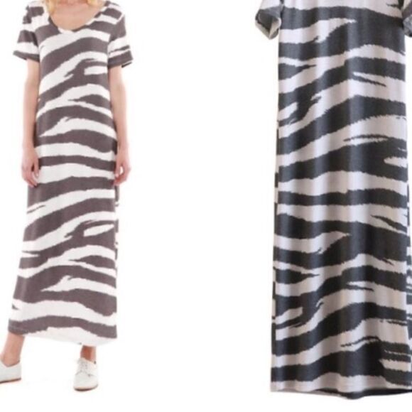 ‎Hye Park and Lune Zebra Print Maxi Dress - Picture 7 of 16
